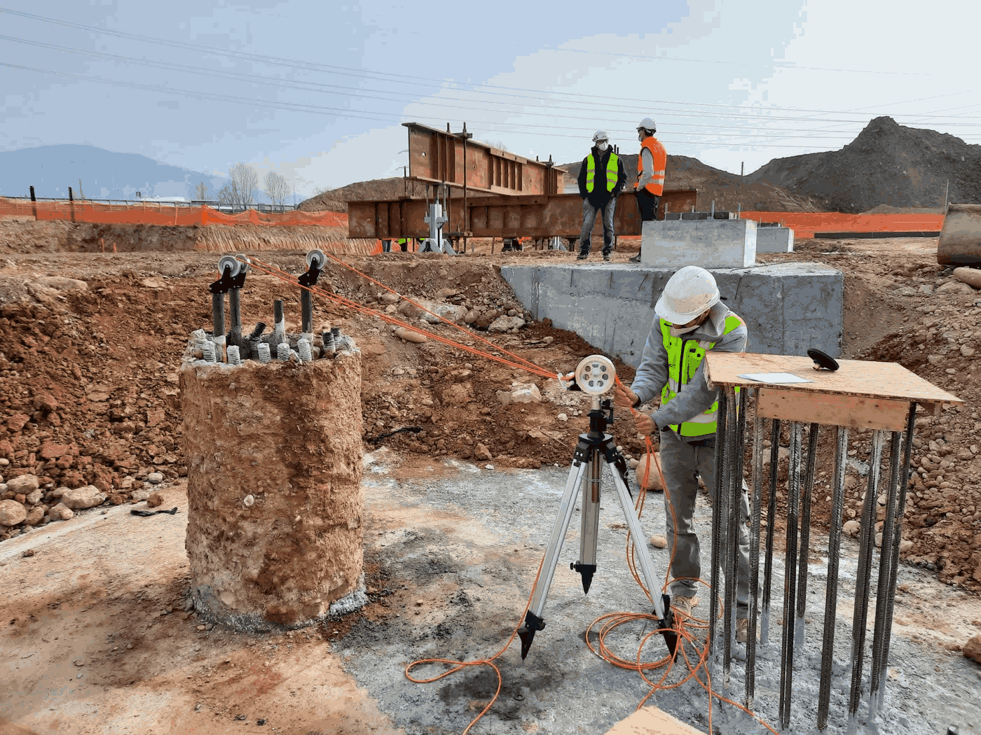 Badanie ciągłości pali - pile integrioty test Badanie ciągłości pali - pile integrioty test